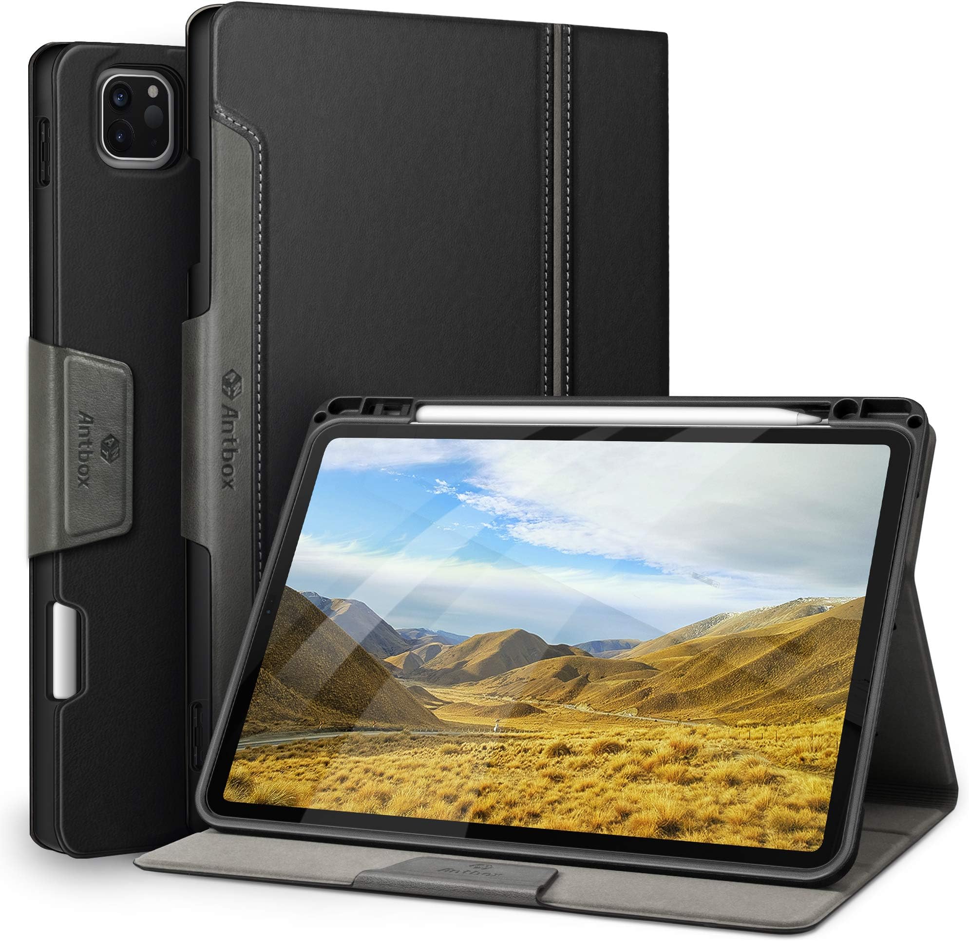 JETech IPad Pro 11 Zoll Hülle - PU Leder Mit Stifthalter & Handschlaufe