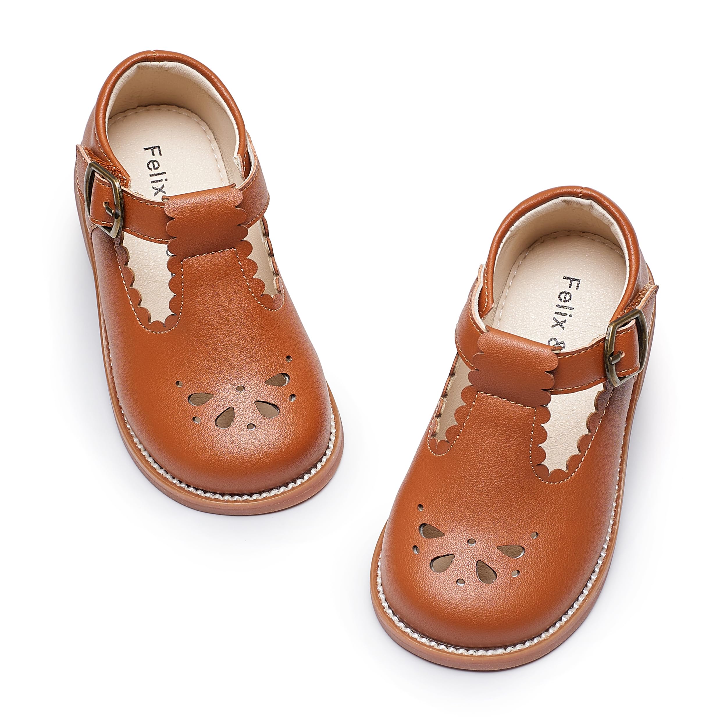 Felix & Flora Toddler Little Girl Mary Jane Dress Shoes - Ballet Flats for Girl Party School Shoes — view 20