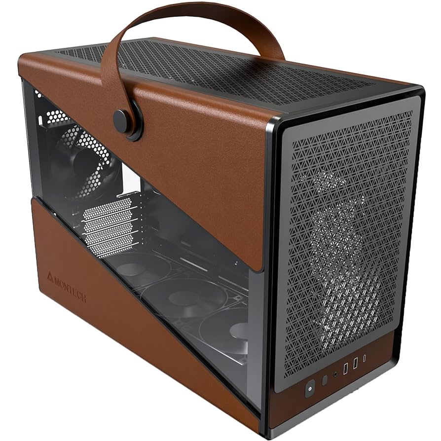 MONTECH Heritage PRO PCケース Amazon.com: MONTECH Heritage PRO mATX, Compact Leather