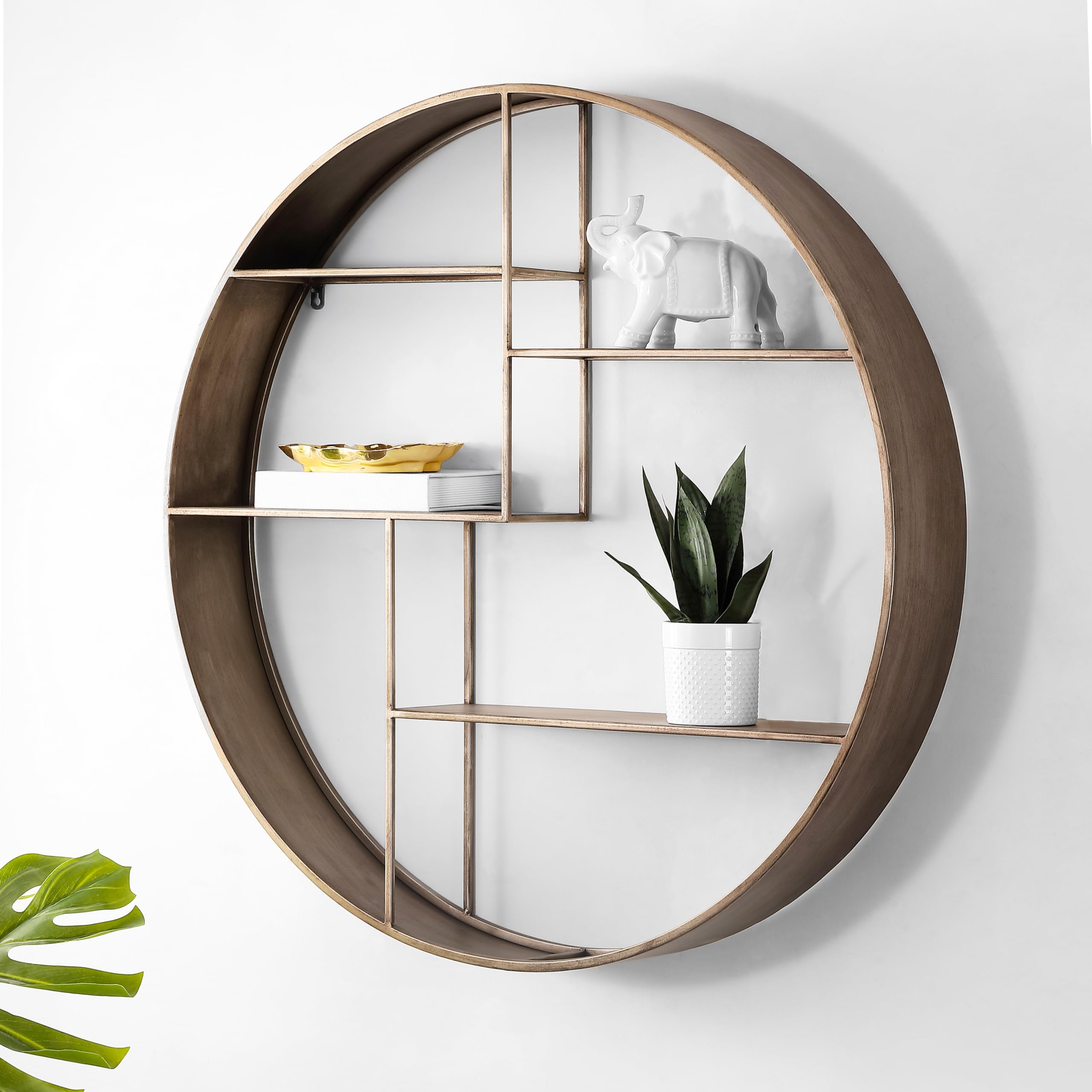 Amazon.com: SAFAVIEH Home Collection Elewen Modern Brown 4-Tier
