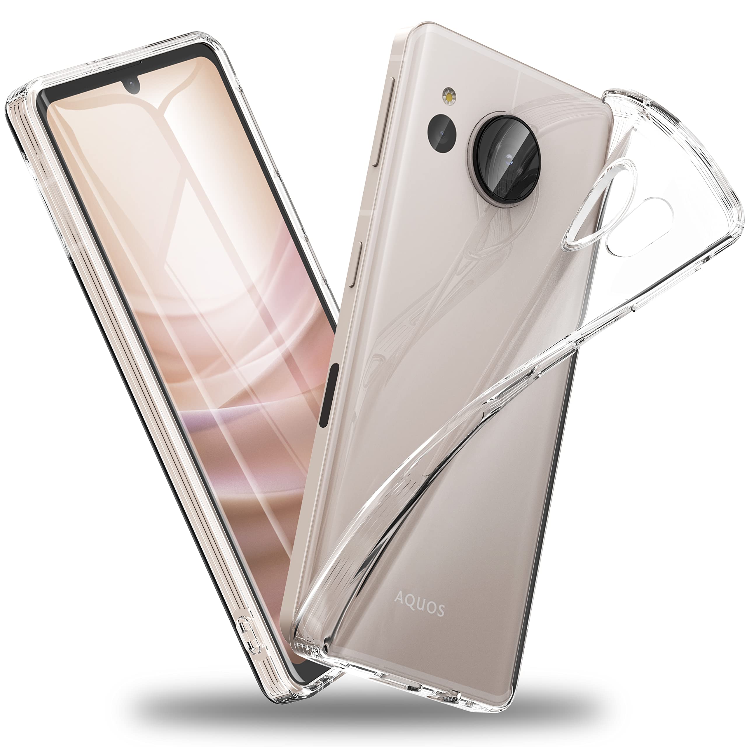 Amazon.co.jp: AQUOS sense7 用 ケース クリア 薄型 SH-53C | SHG10 