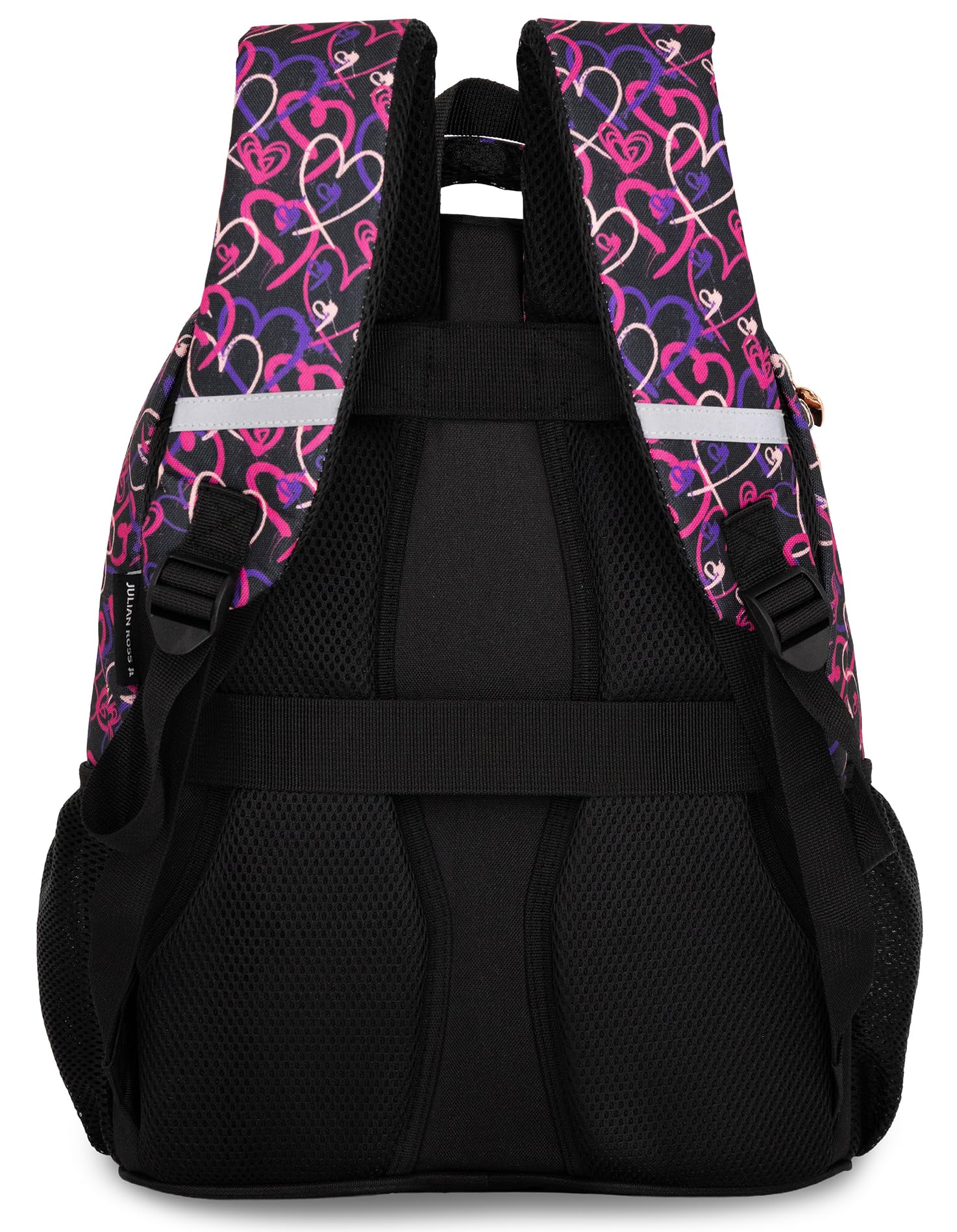 Clondo School Pack 5 pezzi – Zaino Scuola Ergonomico, Astuccio 3 Scomparti 45 pezzi, Borraccia Termica, Diario Scuola, Tombolino – Regalo Bambina per Scuola Elementare (Lovely Vibes)