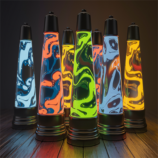 Lava Lamps screensaver 4K relaxing music