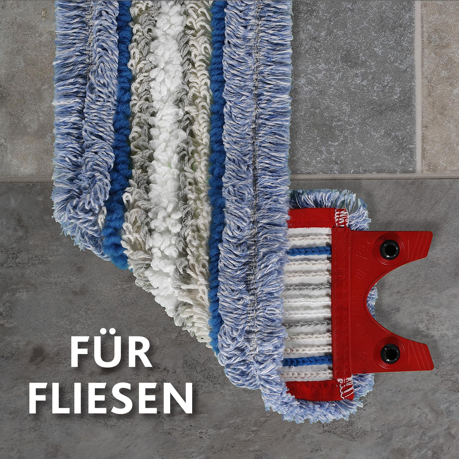 Vileda Ultramax Bodenwischer Komplett Set mit 2 Mikrofaserbezügen, 2in1 für alle Hartböden + Tiles Care Bezug speziell für Fliesen, Wischmopp Set mit Stiel und Eimer mit PowerPresse