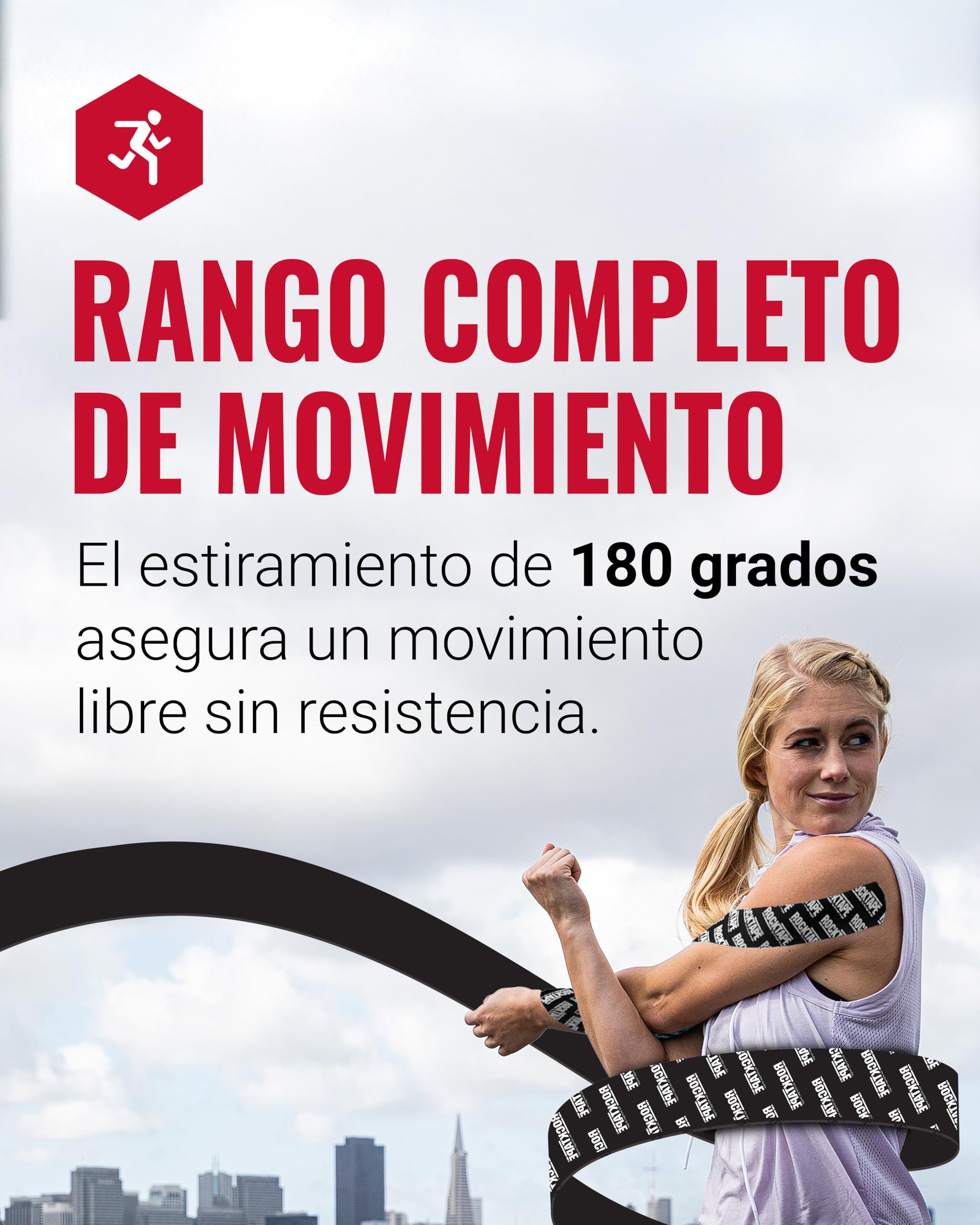 Rocktape Mini Big Daddy - Cinta kinesiológica Unisex para Adulto