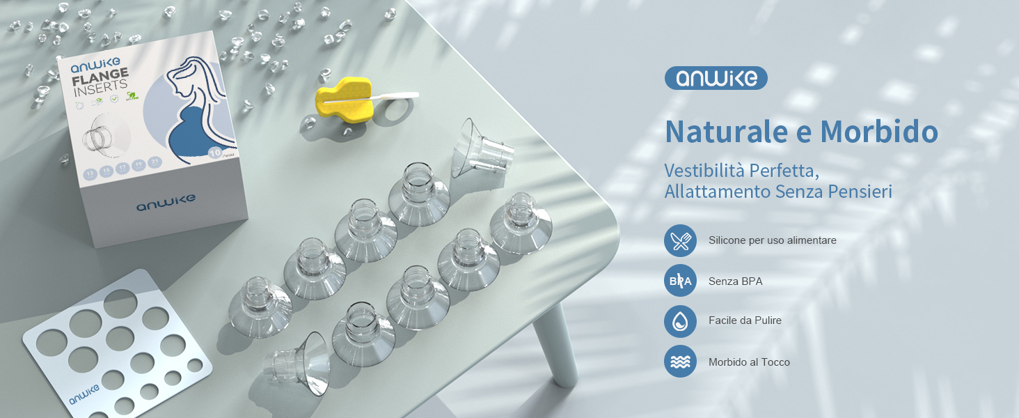 Inserimenti Per Tiralatte Momcozy S9 Pro: Set Da 6 Pezzi Da 13/15/17 Mm Per Una Presa Perfetta E Comfort Totale