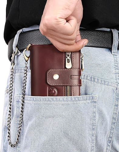 Miniatura 5 de bill heart Billetera BH0002-Cadena, Marrón claro, Moda