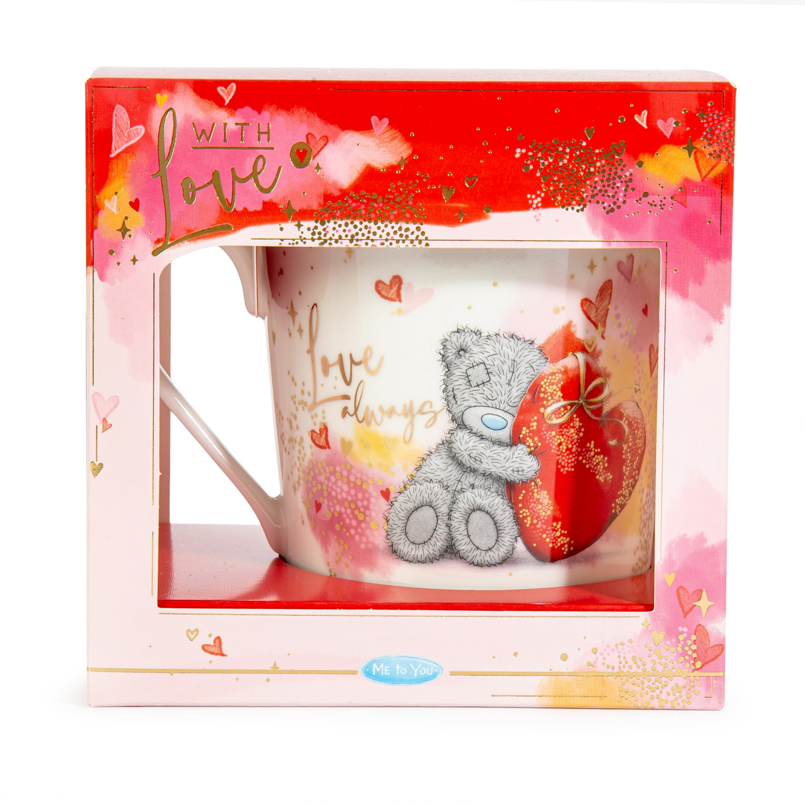 Me to You Tatty Teddy Luxury Boxed Mug - Official Valentine's Day Collection, White, Red
