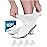 Doctor\'s Select Diabetic Socks with Grips for Women and Men - 4 Pair | White | Neuropathy Socks for Men | Non Slip Socks Mens | Diabetic Ankle Socks for Men | Diabetic Socks for Men 9-12
