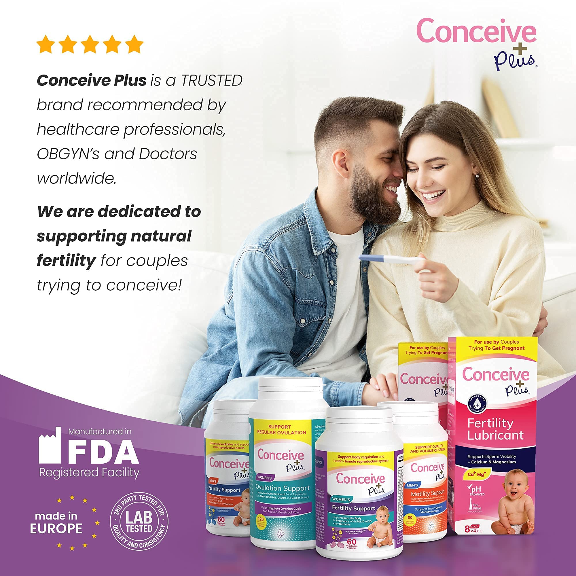 Conceive Plus Fertility Support Women Prenatal Vitamins for