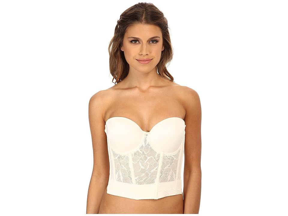 

Le Mystere Sensuelle Bustier Bra 4855 (Pearl) Women's Bra, White