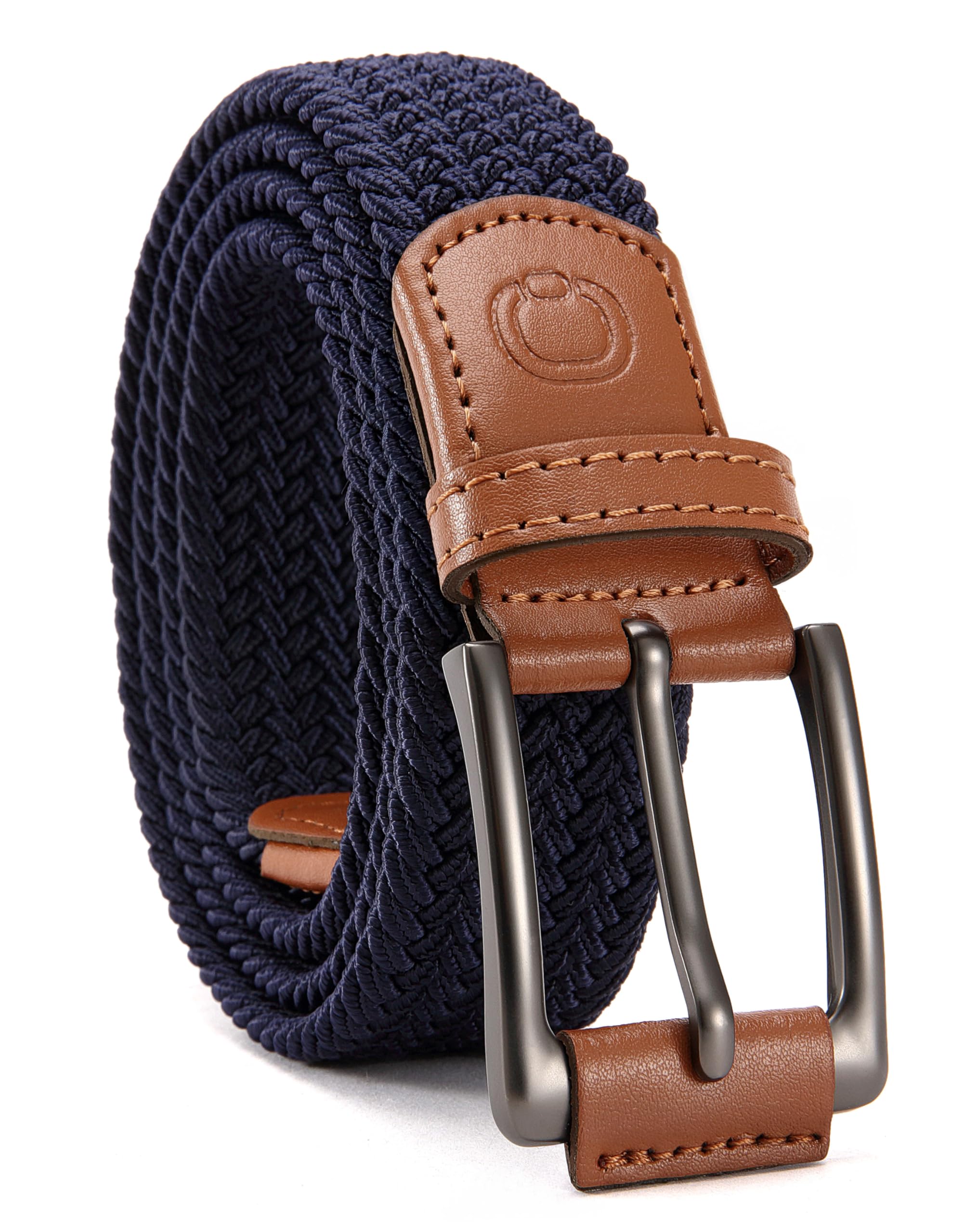 CHAOREN Mens Stretch Belt - 1 3 8 Elastic Braided Golf Belt for Men - Stretchy Web Fit