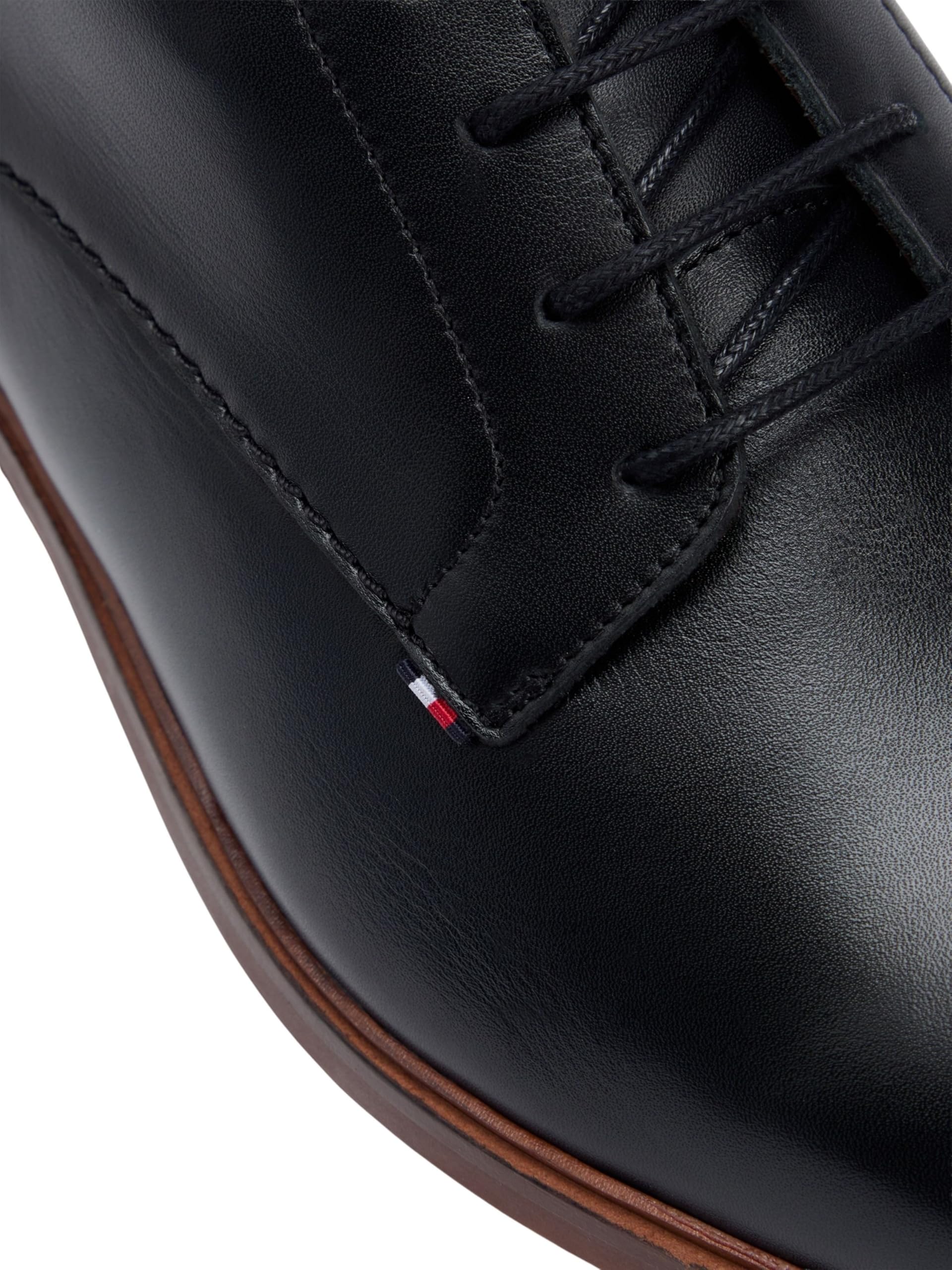 Tommy Hilfiger Hilfiger Leather Dress Shoe Fm0fm05777, Scarpe Derby Uomo