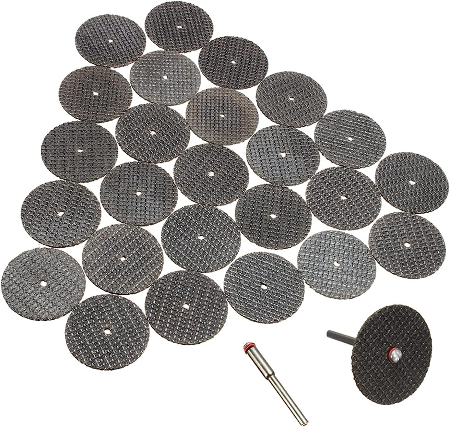 Amoladora de disco de corte de Metal de 26 uds, disco de lijado de corte de rueda de hoja de sierra Circular rotativa Compatible con rueda de corte de Metal/madera