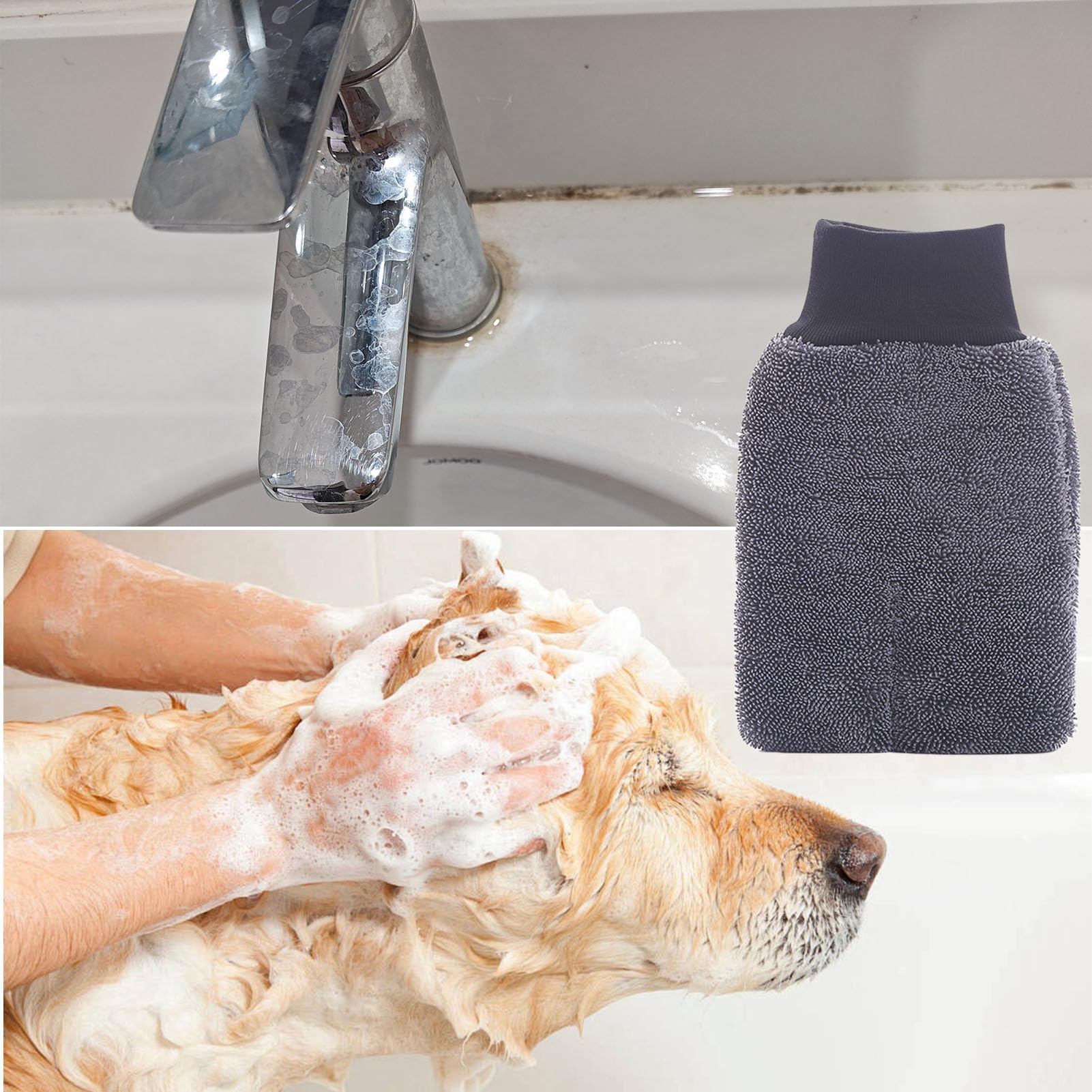Ultra Wipes Trocken Handschuhe Saugstarke Mikrofasertücher, Waschhandschuh, Händehandtuch, Mikrofaser, 26×16cm (6 Stück)
