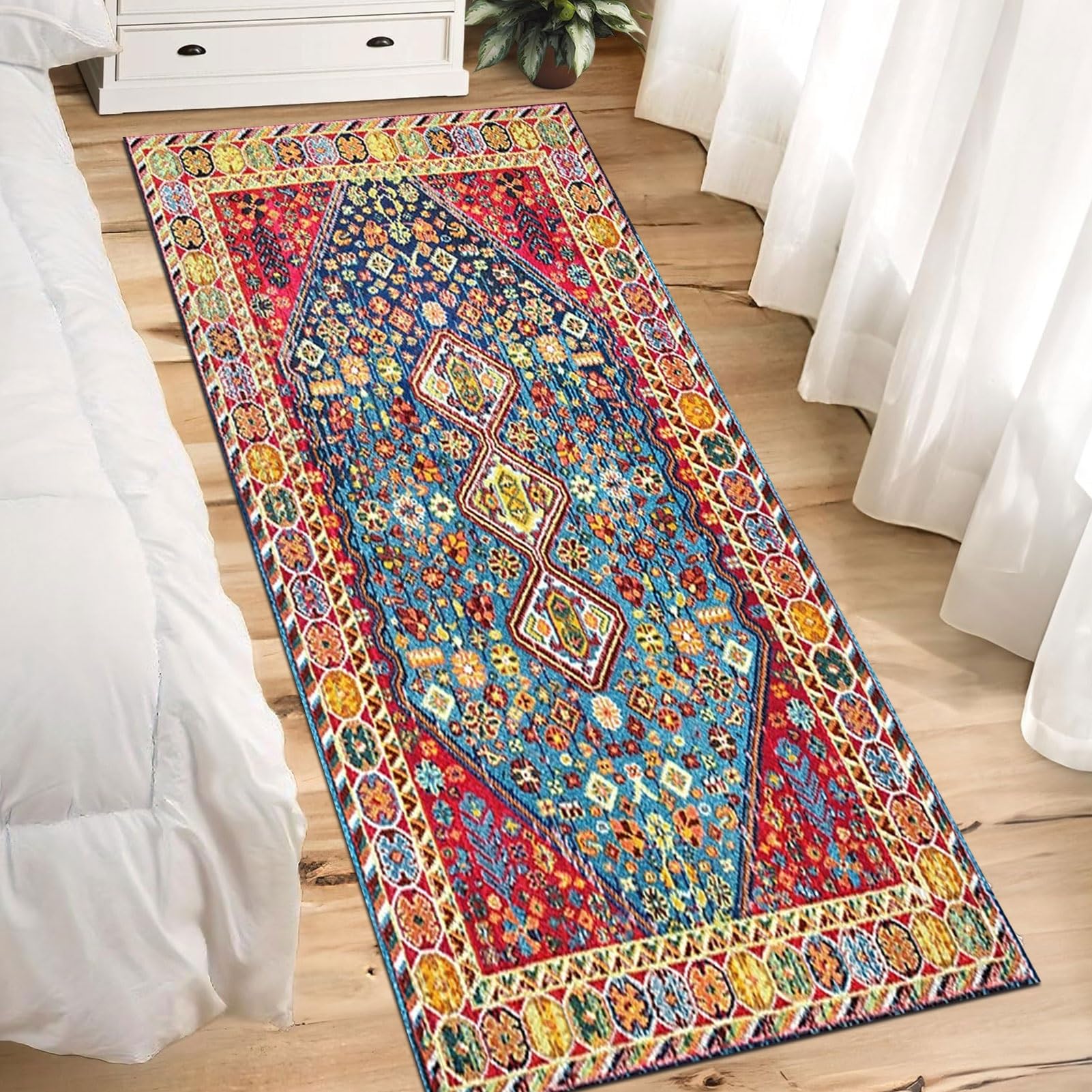 Tappeto Runner Antiscivolo Per Cucina E Corridoio - Lavabile, 40x150 Cm, Design Moderno - Foto 5