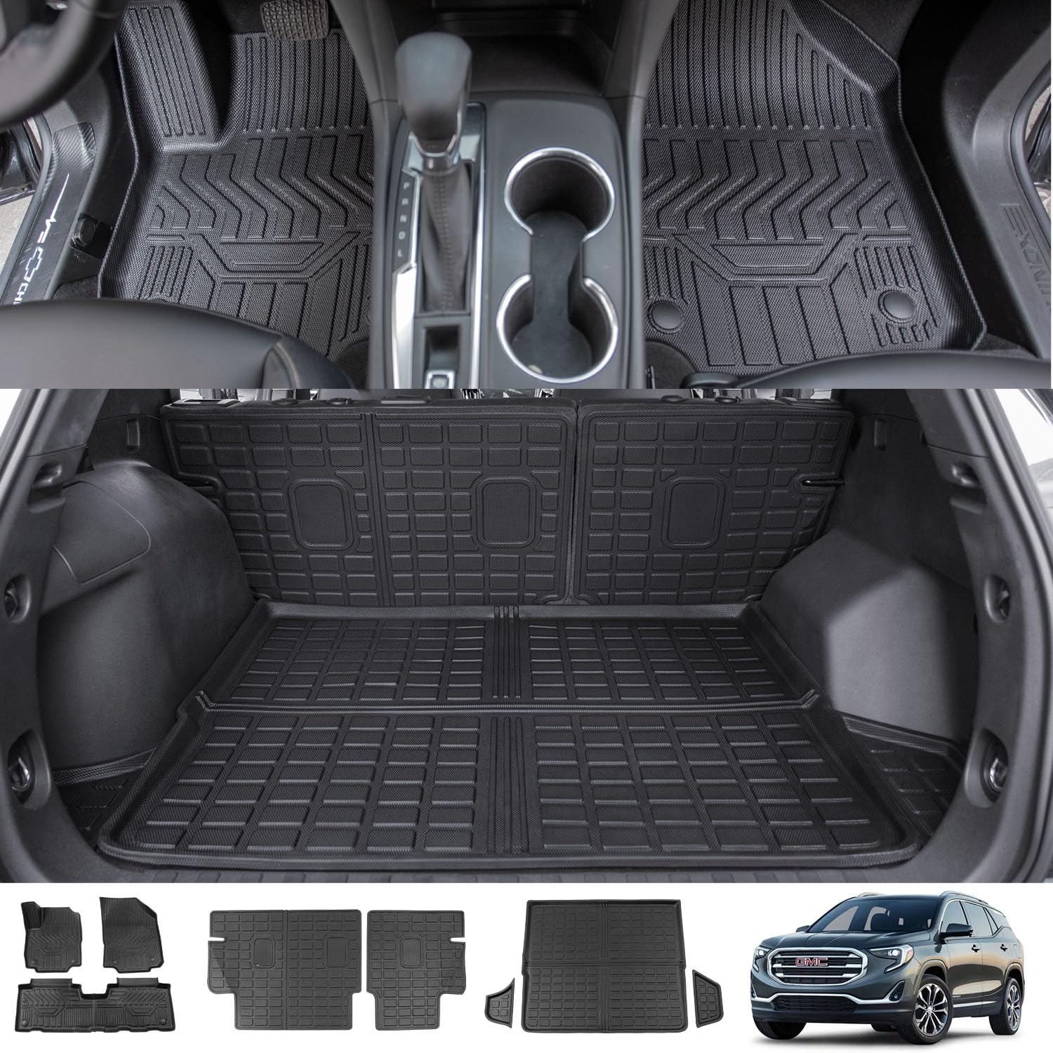 Photo 1 of **MISSING TRUNK MATS**
Xipoo Cargo Liner Compatible with 2018-2024 Chevy Equinox GMC Terrain Floor Mat