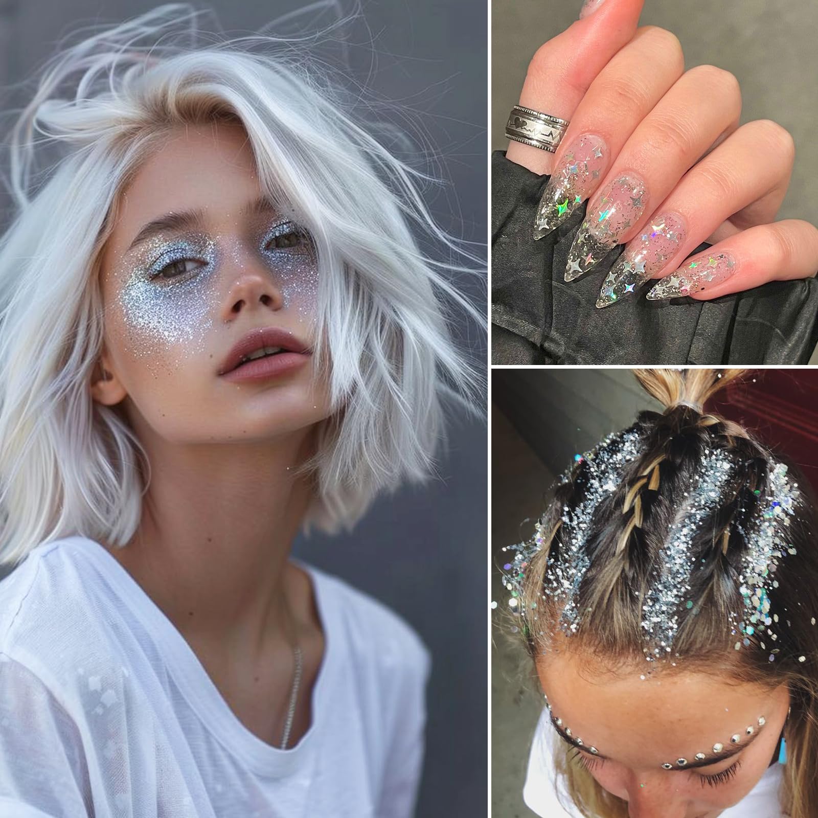 Glitter Polvere Oro 50g - Stella, Microfine, Ultrafine | Per Unghie, Artigianato, Decorazioni