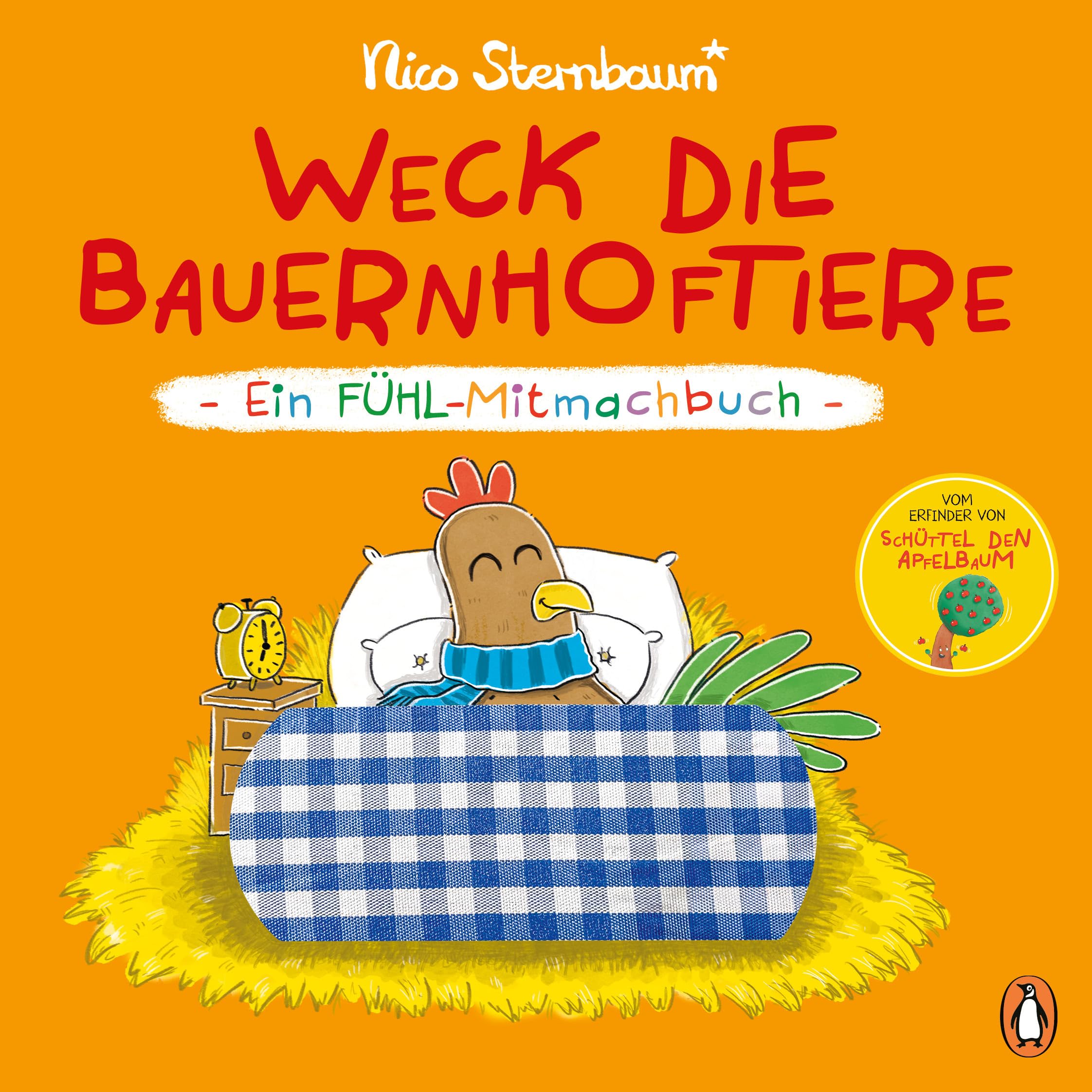 Weck die Bauernhoftiere – Ein Fühl-Mitmachbuch: Pappbilderbuch ab 1,5 Jahren mit Fühlelementen