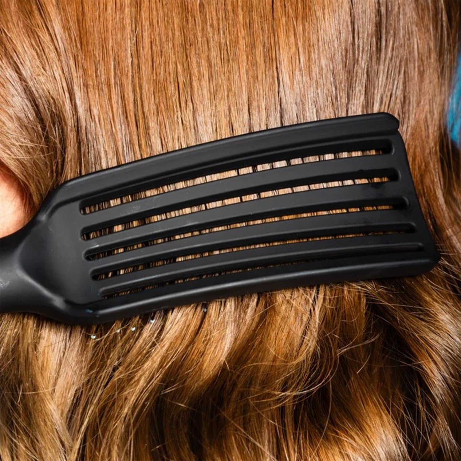 Gimme Beauty - Cepillo de pelo ventilado - Cepillo desenredante sin daños - Mango ergonómico, antiestático y cerdas de nailon flexibles resistentes al calor - Accesorios para el cabello para mujer