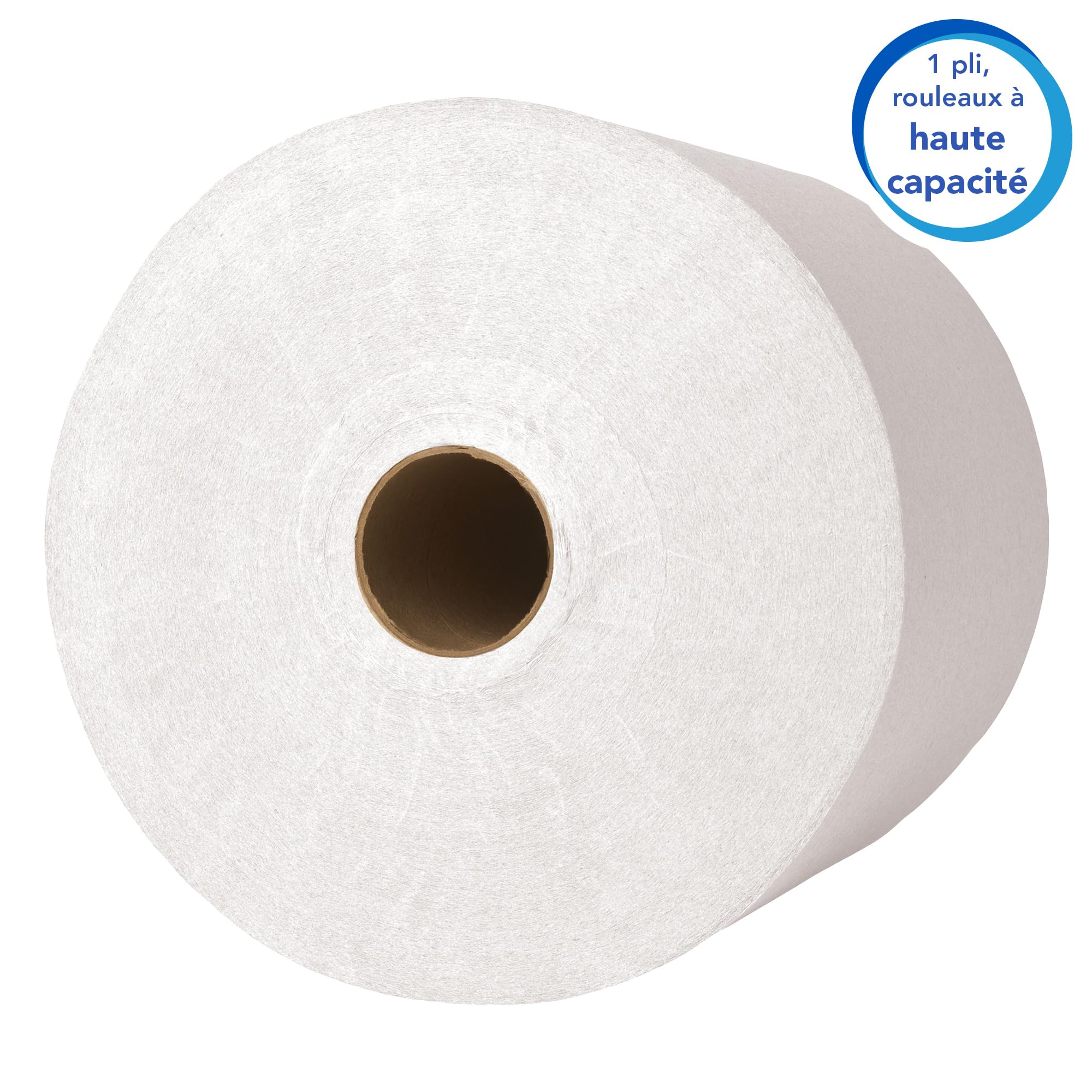 Scott Essuie-Mains Roulés 6667, 1 Épaisseur, Blanc, Ultra Absorbants, Certifiés Contact Alimentaire, Idéal pour Zones Sanitaires à Forte Fréquentation, 6 Rouleaux x 304 m (1 824 m au Total)