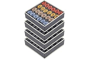 Efficient Socks & Underwear Organizer For Optimal Closet Space Utilization