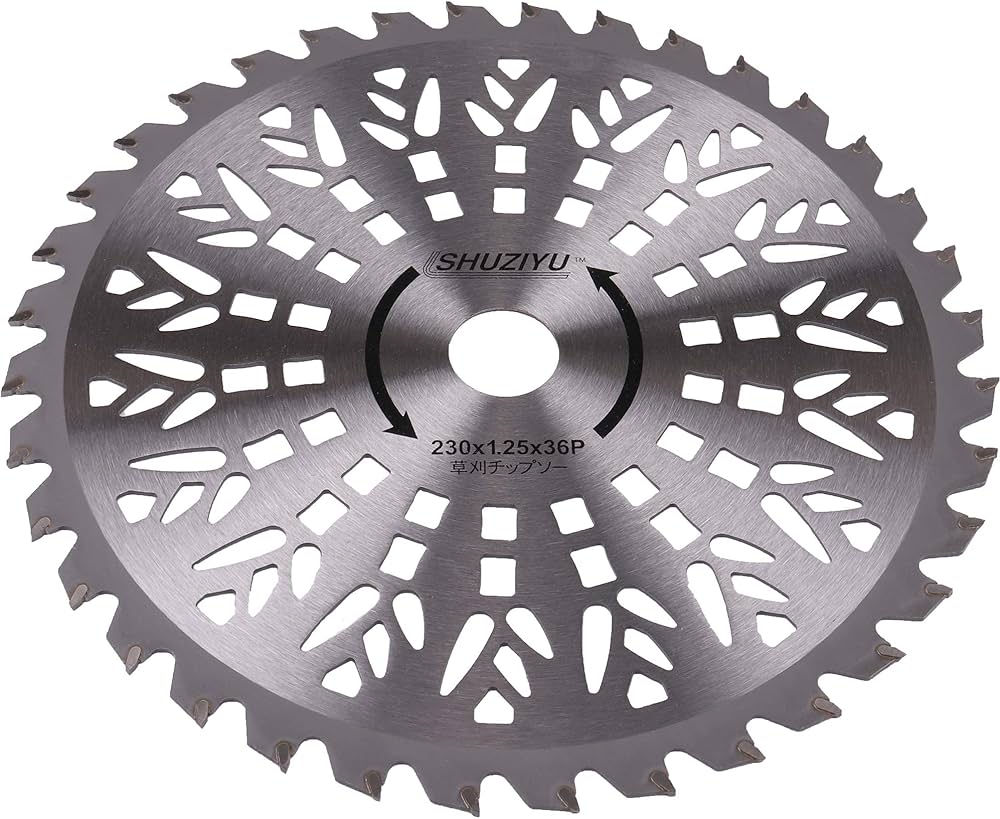 Amazon.co.jp: SHUZIYU 草刈機用チップソー230x36T 2枚組, : DIY・工具