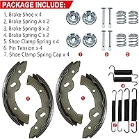 Vista 7 de Zapatos de freno para carrito de golf EZGO Medalist TXT RXV Workhorse Yamaha G9 G11 G14 G16 G19 G20 G21 G22 G23 G27 G28