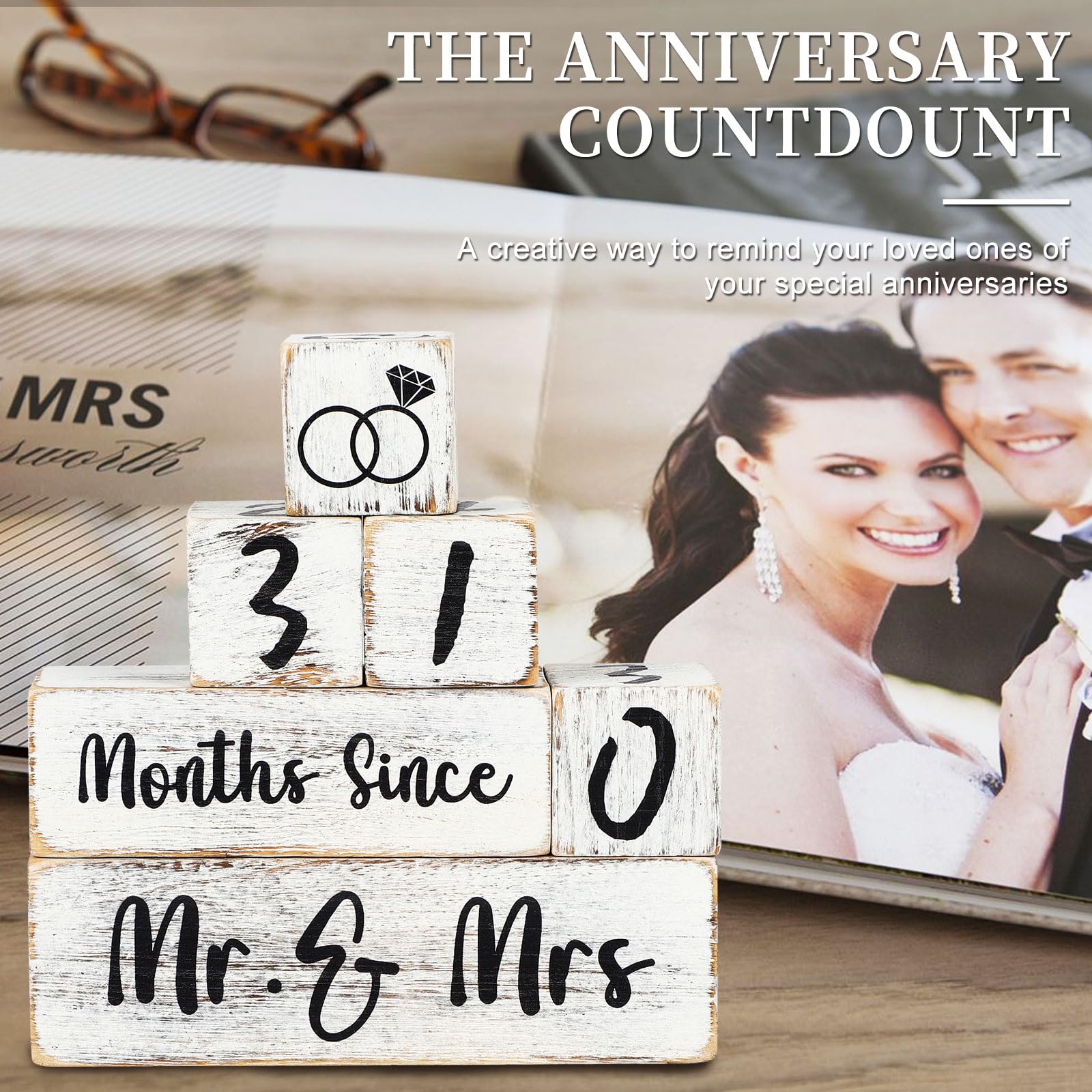 Calendario Conto Alla Rovescia Matrimonio - Regalo Fidanzamento Per