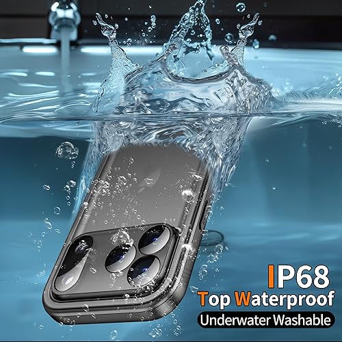 Miniatura 4 de Cozycase TOP - Funda impermeable para iPhone 17 Pro Max - Militar resistente 360 a prueba de golpes, cuerpo completo con protector de cámara de