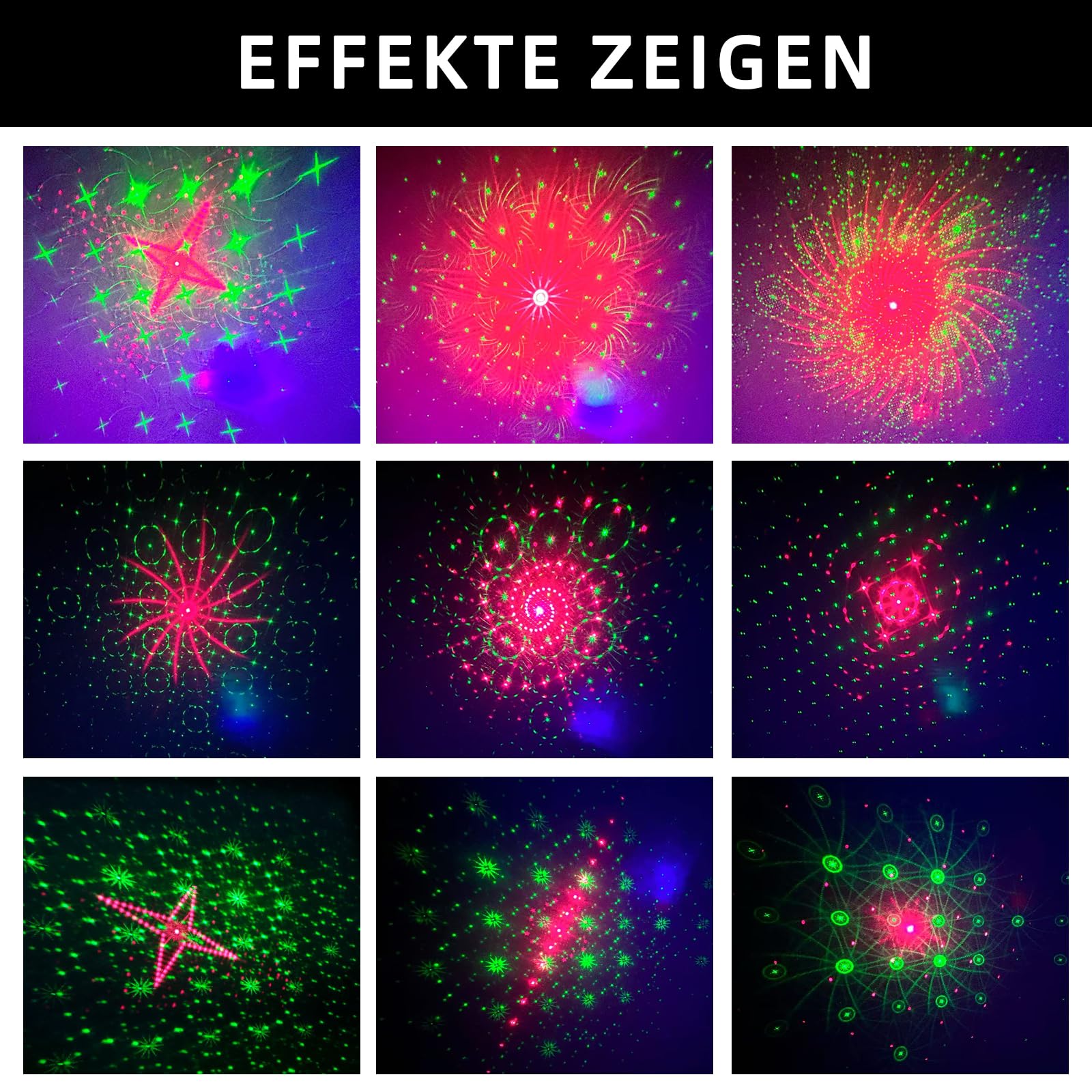 LED Disco Partylicht RGB Musikgesteuert, Kompakt Tragbar mit Fernbedienung, LED Strobe Licht für Zimmer, Karaoke, Weihnachten, Halloween, Hochzeit und Indoor-Feiern