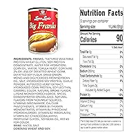 Vista 2 de Loma Linda - Carnes a base de plantas (Big Franks® (20 onzas), paquete de 6)