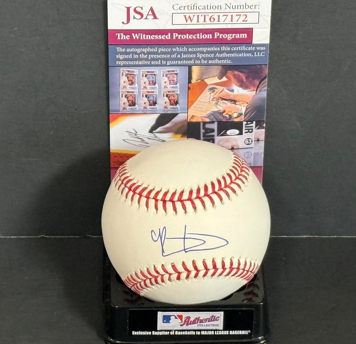 Riley Greene Detroit Tigers Autographed Signed Official Baseball JSA WITNESS COA