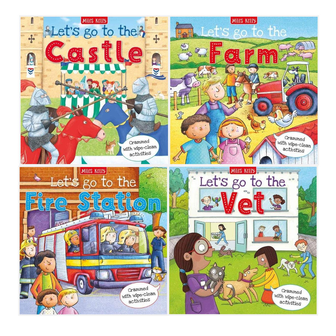 Let's Go To The - Wipe Clean Activity 4 Pack