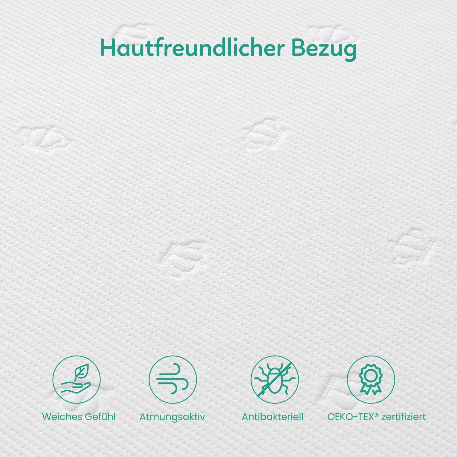 BedStory Babymatratze 70 x 140 für Babybett und Kinderbett,verstellbare Härte 12cm Höhe atmungsaktive Kindermatratze mit abnehmbarem und waschbarem Bezug, Oeko-TEX Standard 100 Zertifiziert