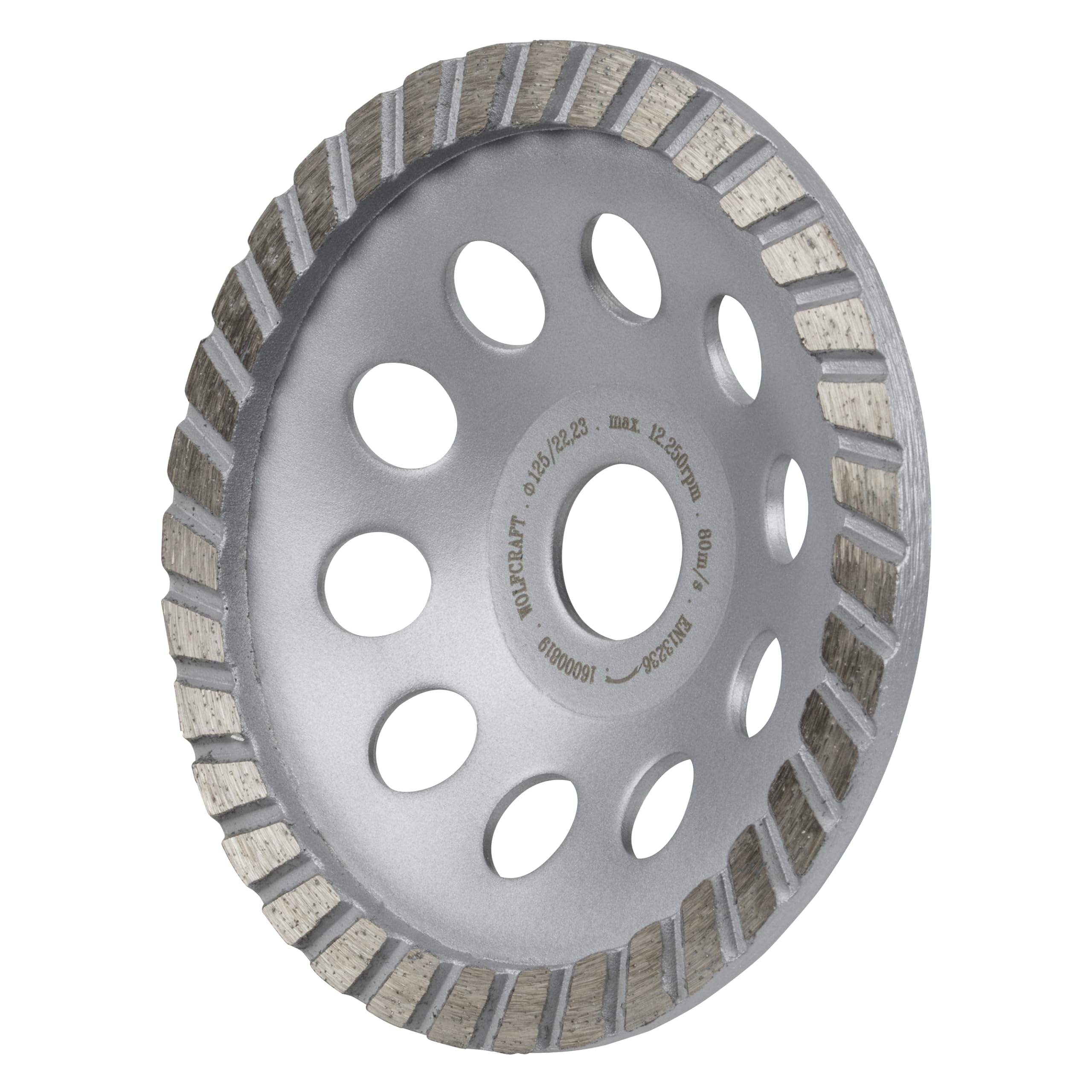 wolfcraft Diamante da smeriglio "Standard" I 8382000 I Per levigare e fresare pietra e calcestruzzo