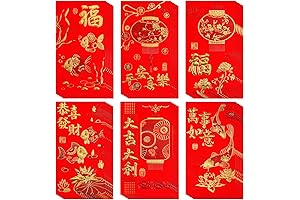 2024 Year of the Dragon Red Envelope Set