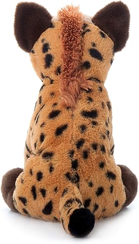 Miniatura 2 de The Petting Zoo Hyena - Animal de peluche, regalos para niños, animales salvajes del zoológico Onez, juguete de peluche de hiena de 12 pulgadas