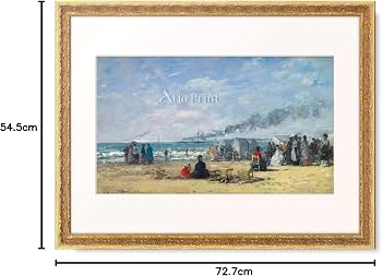 Amazon.co.jp: ウジェーヌ・ブーダン Boudin, Eugene 「Strandleben in