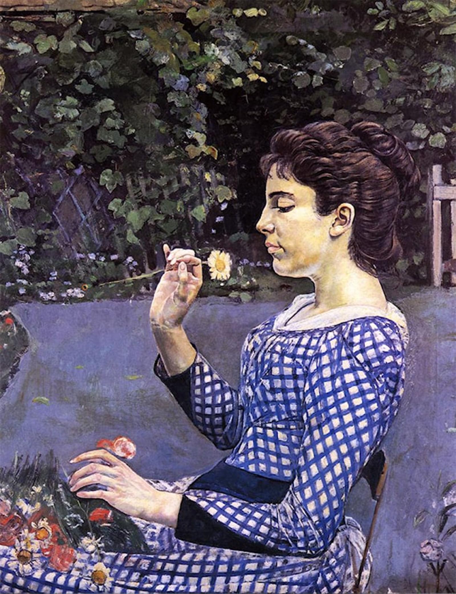 SERENDIPITP Aesthetic Poster Photo Wall Print Retro Picture Portrait of Hélène Weiglé by Ferdinand Hodler Modern Wall Artwork for Home Decor 60x90cm