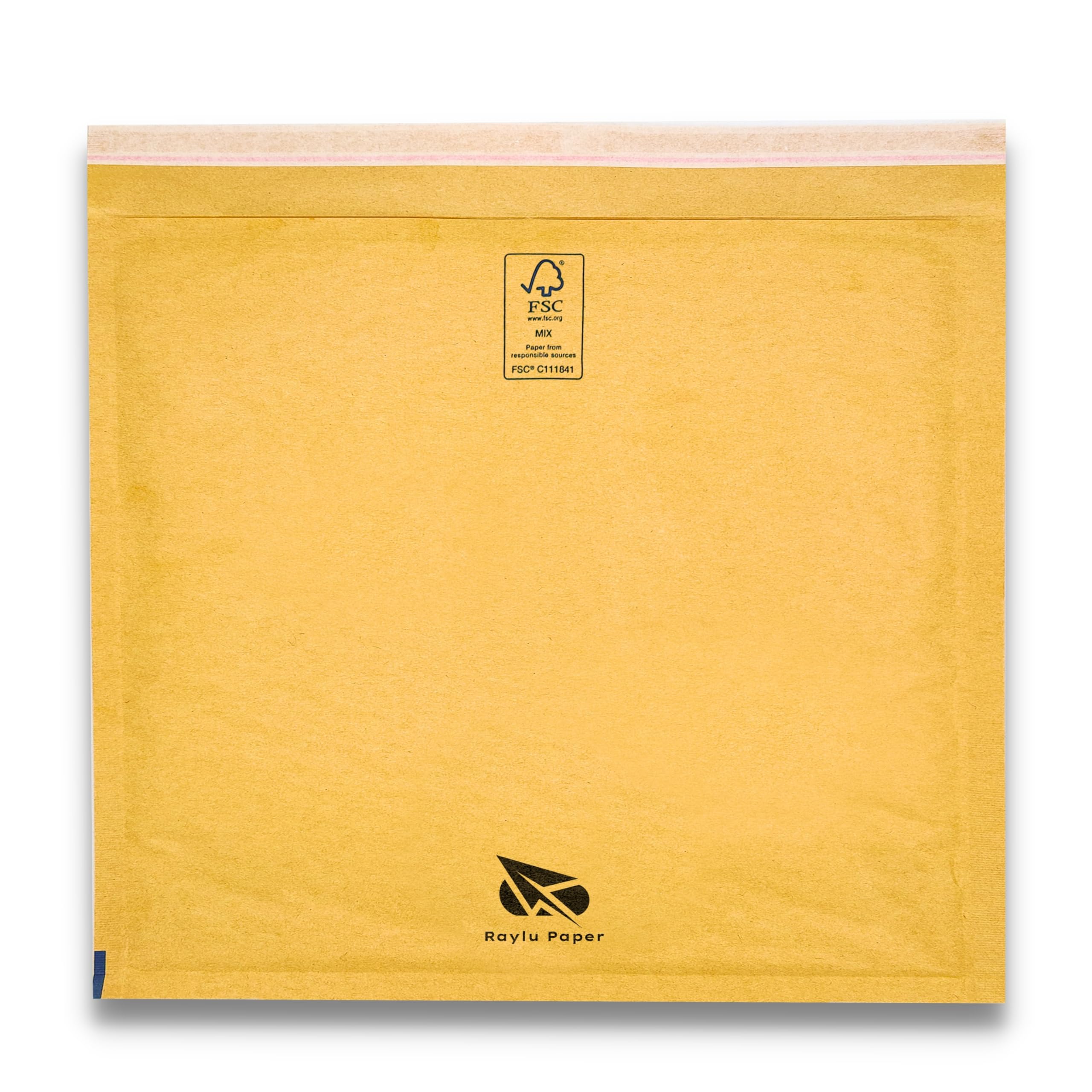 RAYLU PAPER - Pack of 10 Padded Kraft Bubble Envelopes with Self-Adhesive Closure, Padded Kraft Envelopes for Mailing, Colour Brown (180 x 160 mm (CD))