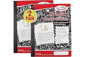 1InTheOffice Primary Composition Notebook for Kindergarteners