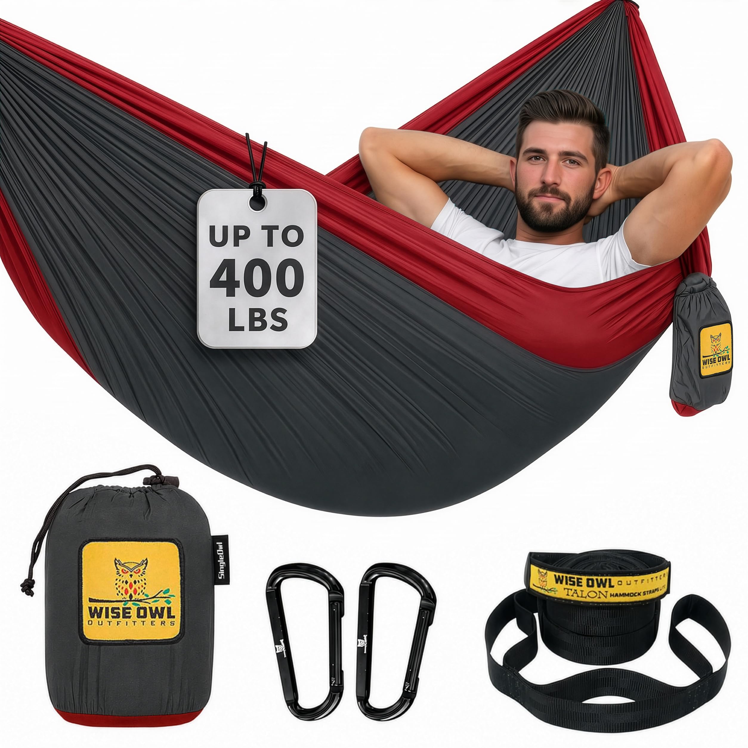 Wise Owl Outfitters Hammock for Camping Single