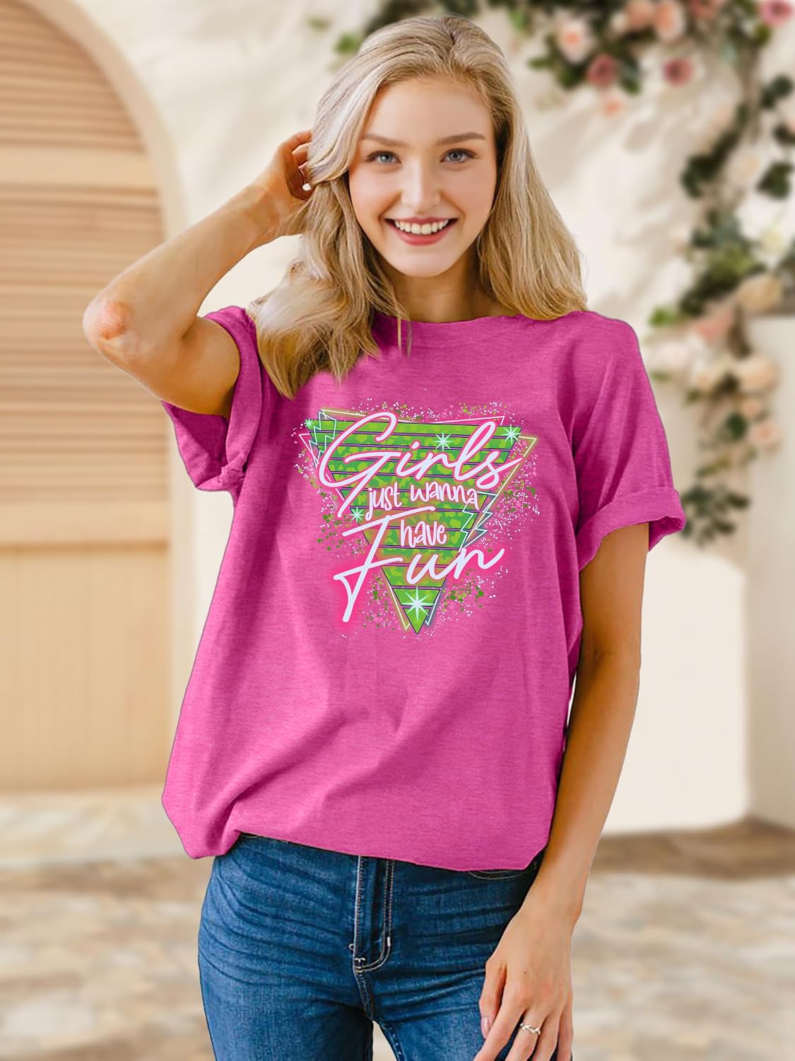 80s Shirts for Women Retro 1980s Party Tees 80s' Disco Music Gifts T-Shirts Tops image 3