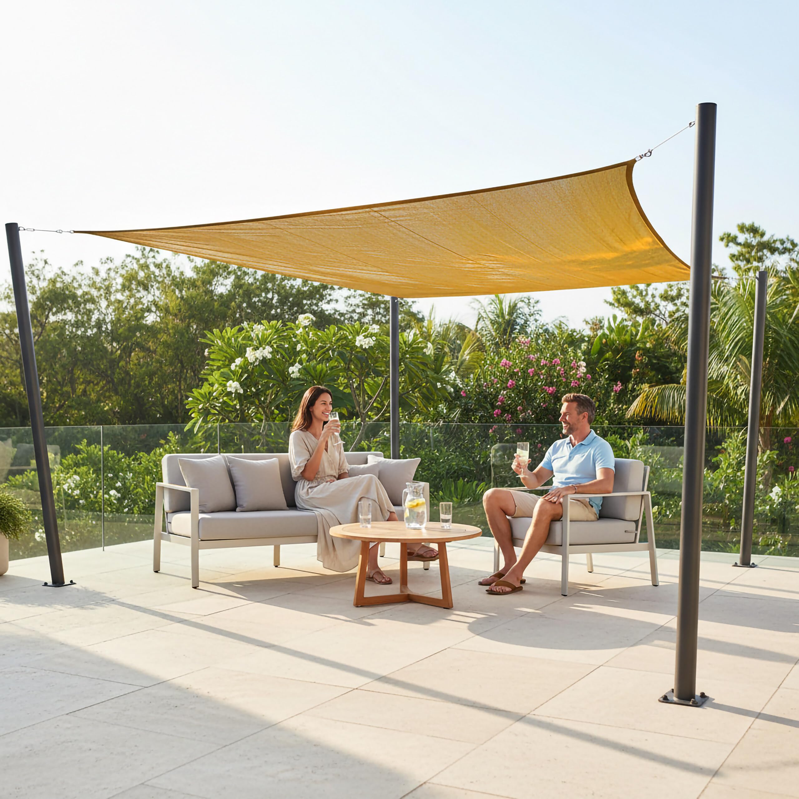 sonnensegel 4x4 5 Relaxdays Sonnensegel, m, HDPE, atmungsaktiv, Sand Morley MTVBO Tel-Ray Revival INEOS Grenadier Farbe:Tarnung