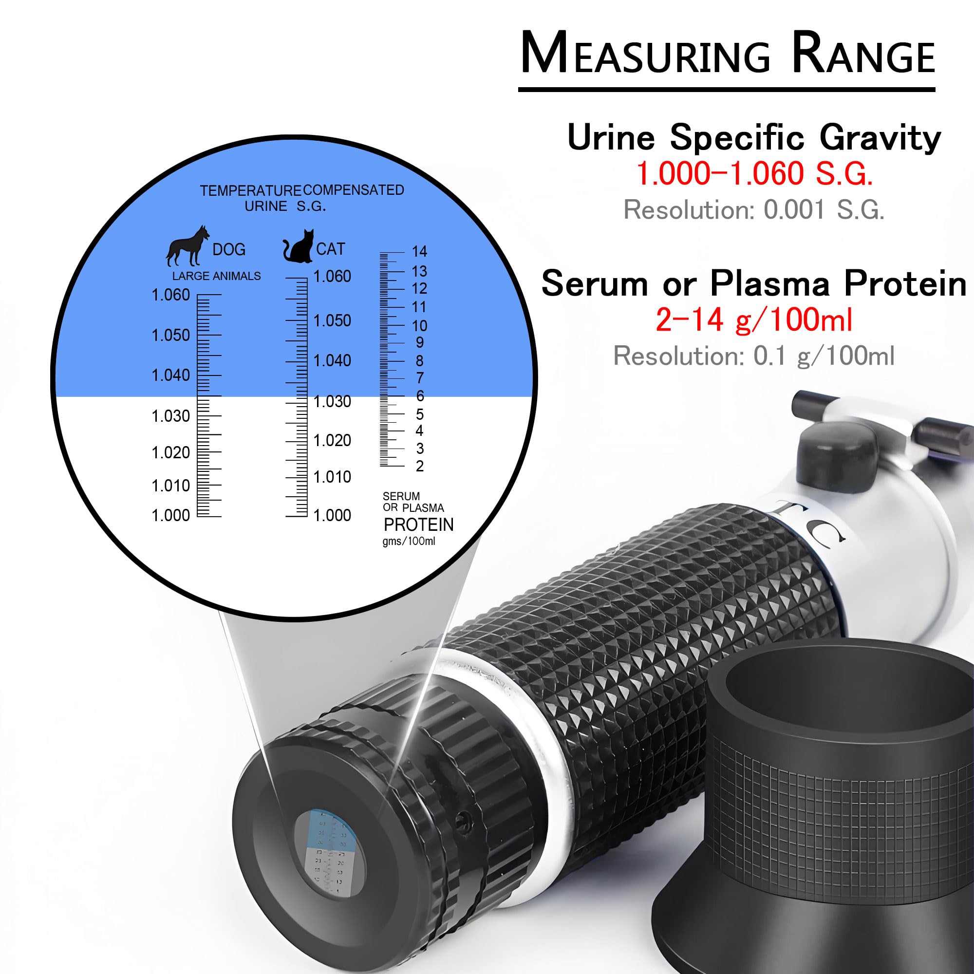 Pet Refractometer - Urine & Protein Test -3