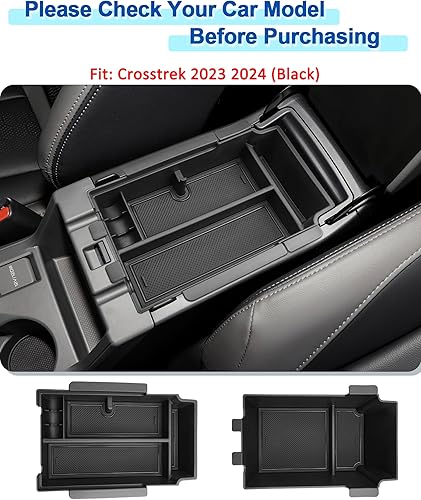 Miniatura 2 de 2 Layer-2024 2025 2026 Crosstrek Center Console Organizer for Subaru Crosstrek (Base/Premium/Sport/Limited/Wildernes),Durable ABS 2025 A
