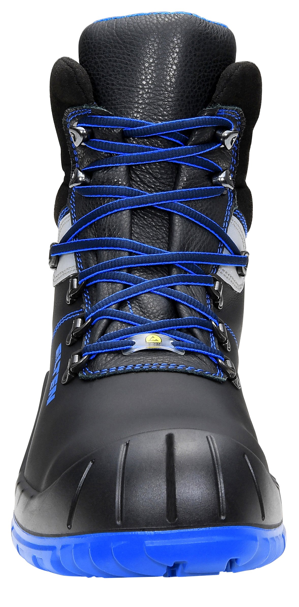 ELTEN ALESSIO blue Mid ESD S3S | Sicherheitsschuhe für Damen & Herren, Stahlkappe, leicht, atmungsaktiv