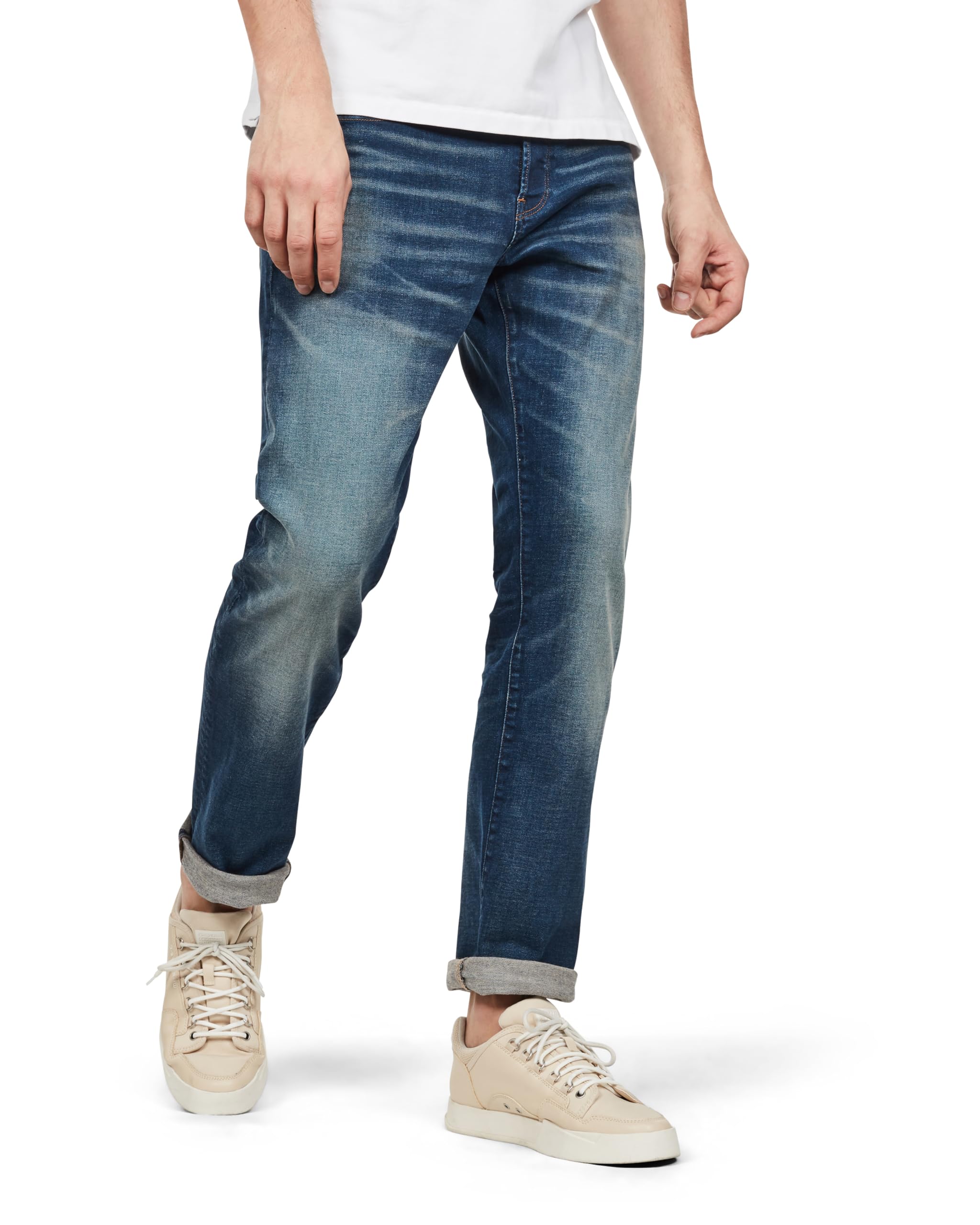 KJです。 G-STAR RAW 3301 Straight Dżins Mężczyźni, niebieski (Worker