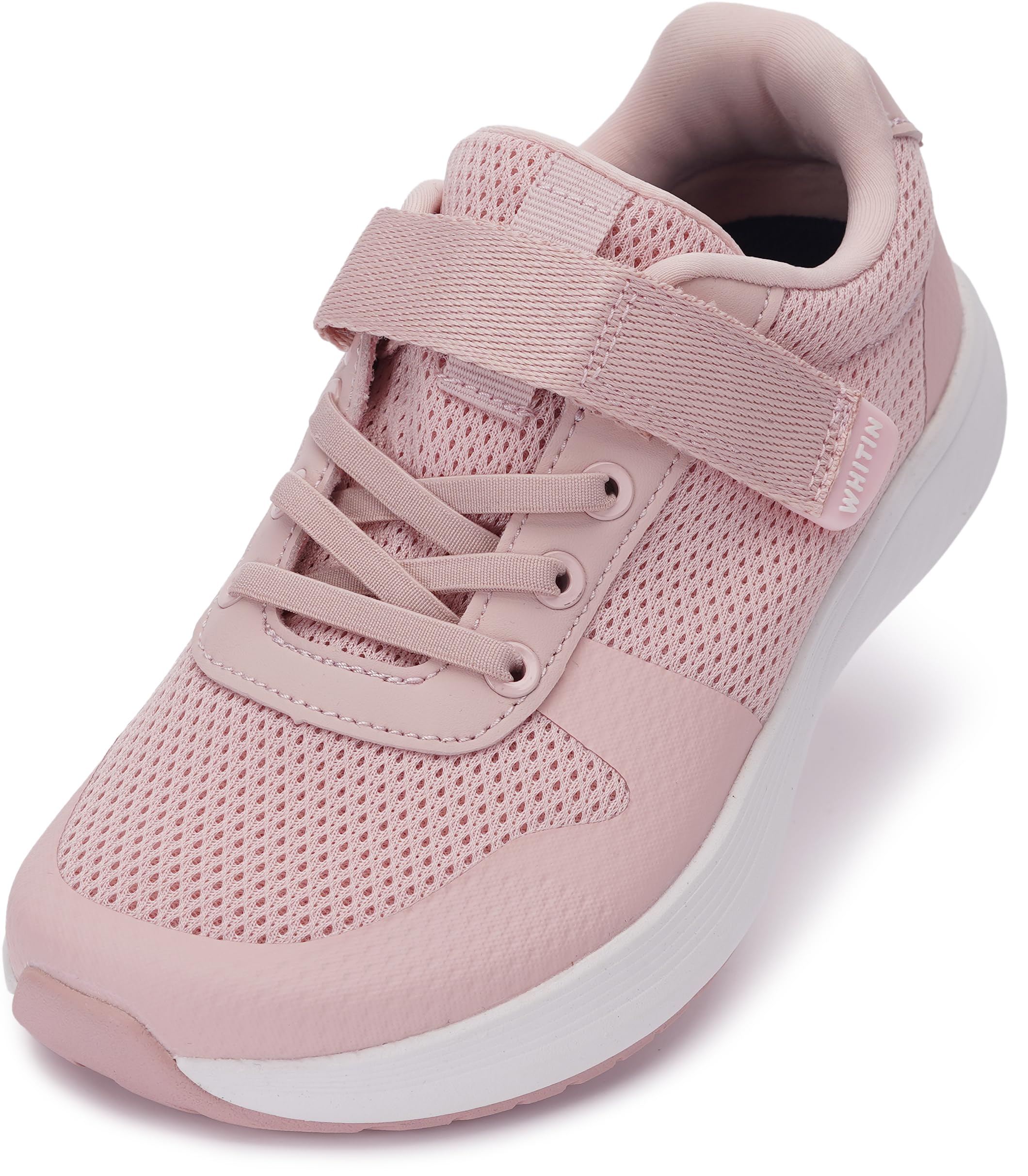 WHITIN Kids Wide Toe Box Running Tennis Shoes + Zero Drop Sole Sport Sneakers for Boys/Girls